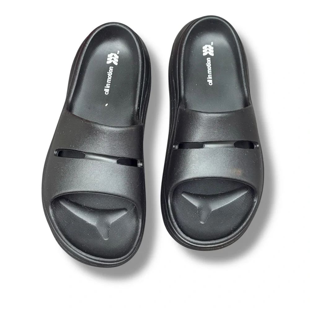 Women's Nox Eva Platform Slide Sandals‎ - All In Motion™   Size 7 Black - Picture 3 of 8